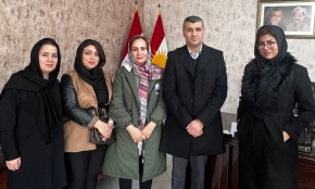 «سلام رشدی» با دانشجویان دختر اقلیم کردستان در تهران دیدار کرد