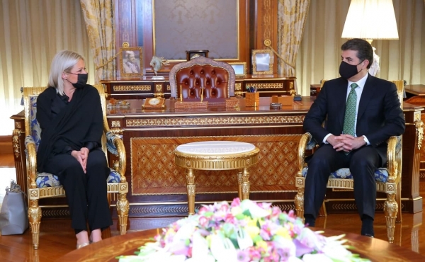 رئیس اقلیم کردستان با نماینده ویژه سازمان ملل در عراق دیدار کرد