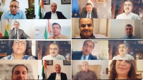 «سلام عارف روشدی» در ویدئو کنفرانس رئیس اداره روابط خارجی حکومت اقلیم کردستان شرکت کرد